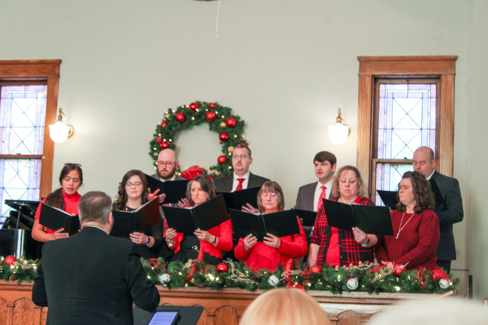 Plains Baptist Church Christmas cantata choir, God with Us Christmas program