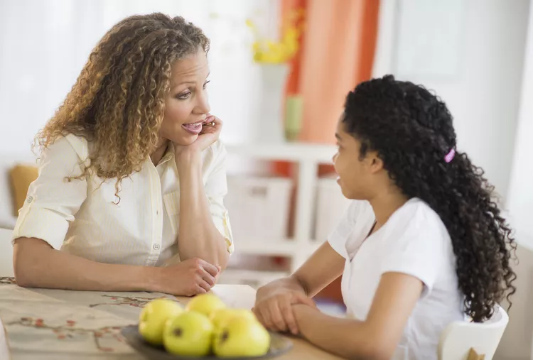 young african american family dinner table questions to ask your kids parenting